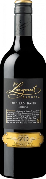 Вино Орфэн Бэнк Шираз (Orphan Bank) красное сухое 0,75л Крепость 15%