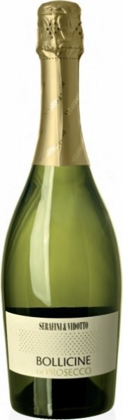 Вино игристое Болличине ди Просекко (Bollicine di Prosecco) белое сухое 0,75л Крепость 12%