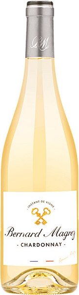 Вино Бернар Магре Шардоне (Bernard Magrez Chardonnay) белое сухое 0,75л Крепость 13,5%