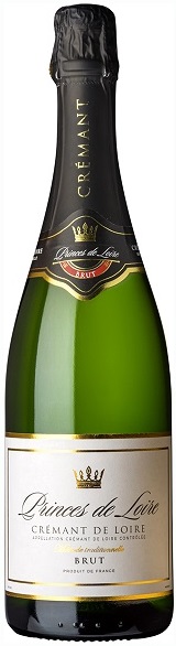 Вино игристое Креман де Луар Пренс де Луар (Cremant de Loire) белое брют 0,75л Крепость 11,5%