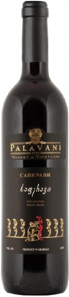 Вино Палавани Саперави (Palavani Saperavi) красное сухое 0,75л Крепость 12%