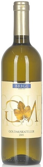 Вино Бригль Голдмускателлер (Brigl Goldmuscateller) белое сухое 0,75л Крепость 12,5%