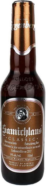 Пиво Еггенберг Самиклаус (Beer Eggenberg Samichlaus) крепкое темное 0,33л Крепость 14%