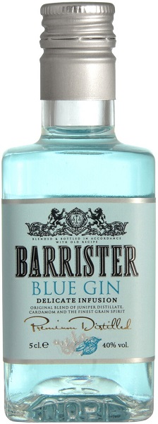 Джин Барристер  Блю (Barrister Blue Gin) 50мл Крепость 40% стекло 
