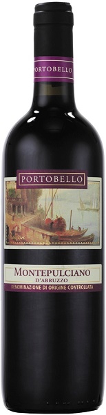 Вино Портобелло Монтепульчано д'Абруццо (Portobello Montepulciano) красное сухое 0,75 Крепость 12,5%