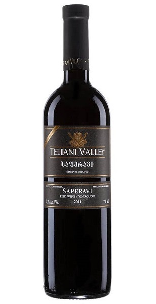 Вино Телиани Вели Саперави (Teliani Valley Saperavi) красное сухое 0,75л Крепость 13%