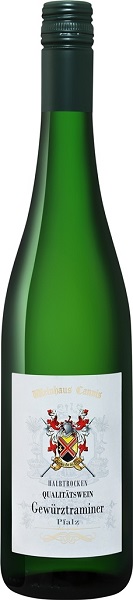 Вино Вайнхаус Каннис Гевюрцтраминер (Weinhaus Cannis) белое полусухое 0,75л Крепость 11,5%