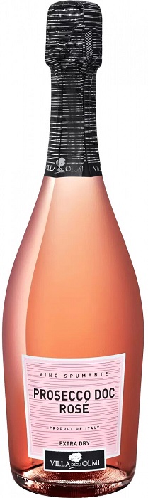 Вино игристое Вилла дельи Олми Просекко Розе Экстра Драй (Villa degli Olmi) розовое брют 0,75л 11%