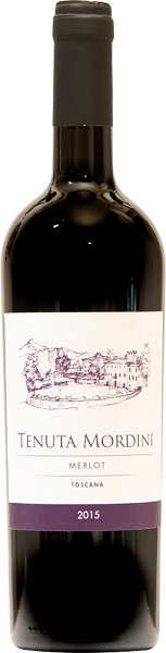 Вино Тенута Мордини Мерло (Tenuta Mordini Merlot) красное сухое 0,75л Крепость 14%