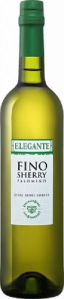 Вино ликерное Херес Элеганте Фино Драй (Elegante Dry Fino) белое сладкое 0,75л Крепость 15%