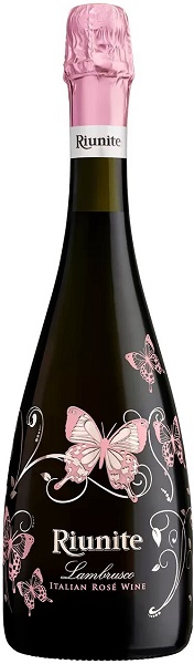 Вино игристое Риунитеи Фарфалле Розе (Riunite Farfalle Rose) розовое сладкое 0,75л 7,5%
