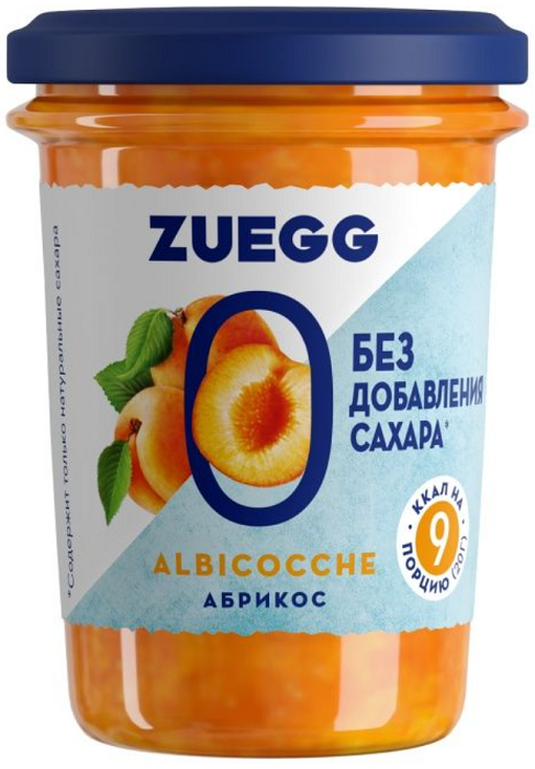 Конфитюр Цуегг Абрикос без сахара (Zuegg Zero Added Sugar) 220г