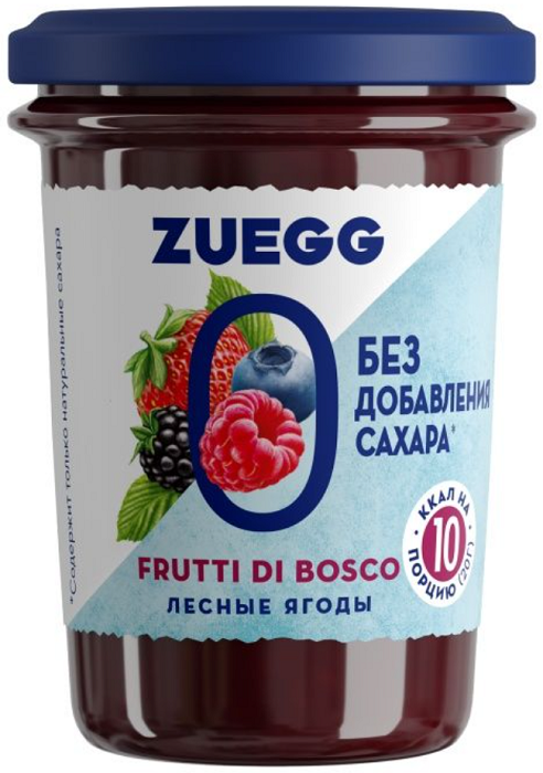 Конфитюр Цуегг Лесные ягоды без сахара (Zuegg Zero Added Sugar) 220г