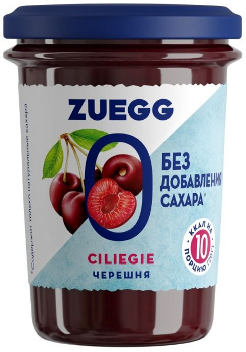 Конфитюр Цуегг Черешня без сахара (Zuegg Zero Added Sugar) 220г