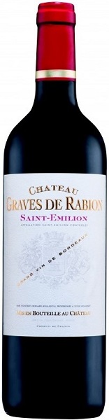 Вино Шато Грав де Рабион (Chateau Graves de Rabion) красное сухое 0,75л Крепость 14%