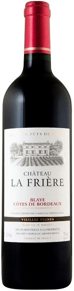 Вино Шато Ла Фрир (Chateau La Friere) красное сухое 0,75л Крепость 12,5%