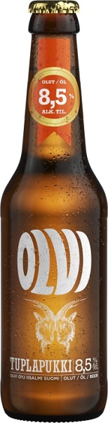 Пиво Олви Туплапукки (Beer Olvi Tuplapukki) фильтрованное светлое 0,33л Крепость 8,5%