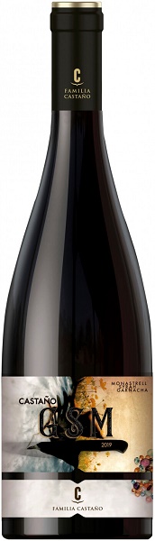 Вино ГСМ Йекла Кастаньо (GSM Castano Yecla) красное сухое 0,75л Крепость 14%