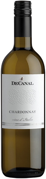 Вино ДеКанал Шардоне (DeCanal Chardonnay) белое сухое 0,75л Крепость 11,5%