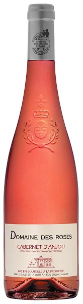 Вино Домен де Роз Каберне д'Анжу (Domaine des Roses Cabernet) розовое полусладкое 0,75л 11,5%