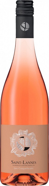 Вино Домен Сен-Лан Ле Кокелико (Domaine Saint-Lannes) розовое сухое 0,75л Крепость 12%