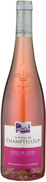 Вино Шато де Шамтелу Розе де Луар (Chateau de Champteloup Rose de Loire) розовое сухое 0,75л 12%