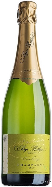 Шампанское Серж Матьё Кюве Престиж (Serge Mathieu) белое брют 0,75л Крепость 12%