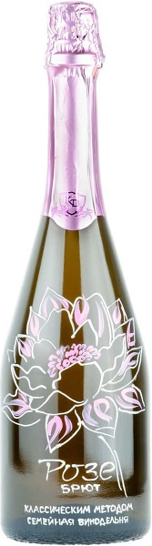 Вино игристое КД (KD) розовое брют 0,75л Крепость 11,5%