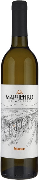 Вино Винодельня Марченко Мцване (Winery Marchenko Mtsvane) белое сухое 0,7л Крепость 13,5%