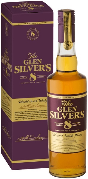 Виски Глен Сильвер'с Блендид Скотч (Glen Silver's Blended) 8 лет 0,7л 40% в подарочной коробке