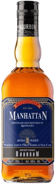 Виски Манхэттен Бурбон (Manhattan Bourbon) 3 года 0,7л Крепость 40%