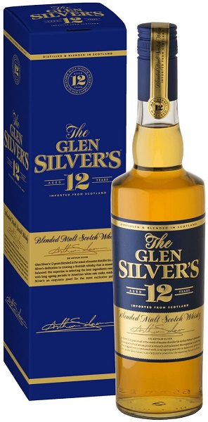 Виски Глен Сильвер'с (Glen Silver's) 12 лет 0,7л Крепость 40% в подарочной коробке