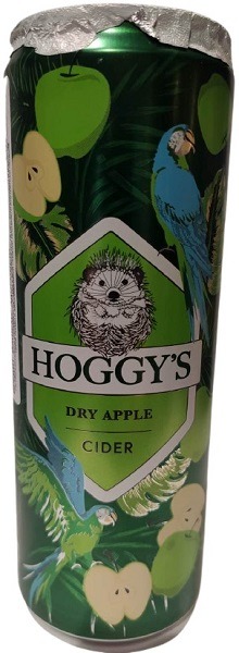 Сидр Хоггис Яблочный (Hoggy’s Dry Apple) сухой 0,355л 4,5% в жест/банке