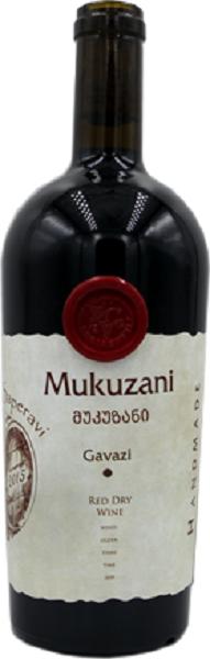 Вино Гавази Мукузани (Gavazi Mukuzani) красное сухое 0,75 Крепость 13%