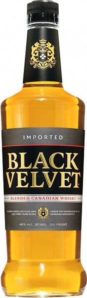 Виски Блэк Вельвет (Black Velvet) купажированный 0,7л Крепость 40%