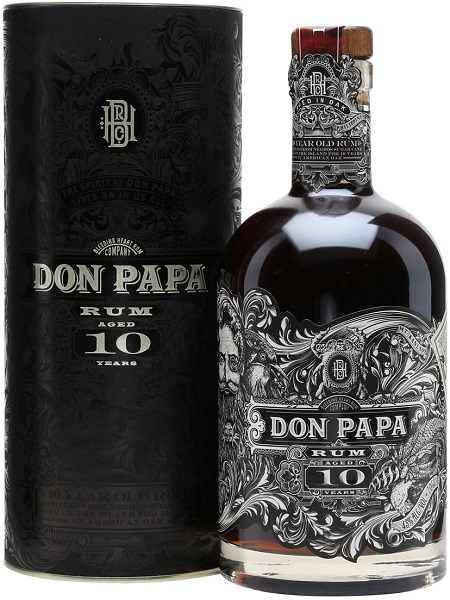 Ром Дон Папа (Rum Don Papa) 10 лет 0,7 Крепость 43% в подарочной коробке