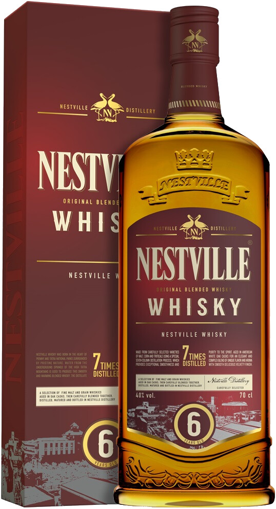 Виски Нествил (Nestville) 6 лет 0,7л Крепость 40%
