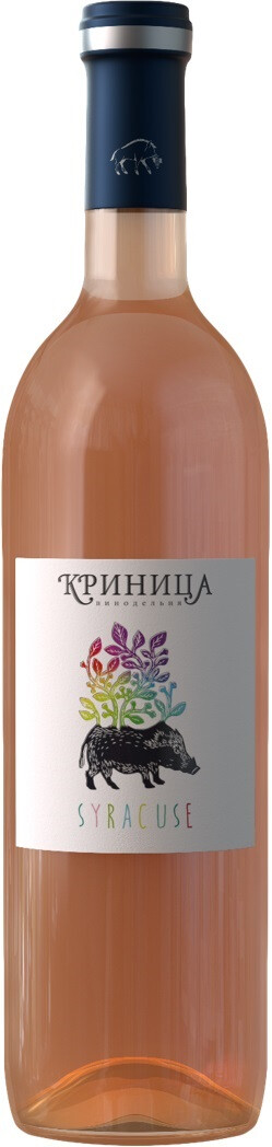 Вино Криница Сиракюз (Krinica Syracuse) розовое сухое 0,75л Крепость 12,2%