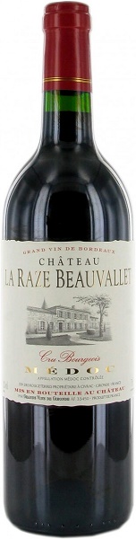Вино Шато Ля Раз Бовалле Медок (Chateau La Raze Beauvallet) красное сухое 0,75л Крепость 13%