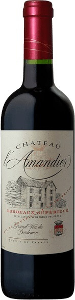 Вино Шато л'Амандье (Chateau l'Amandier) красное сухое 0,75л Крепость 13%