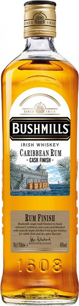 Виски Бушмилс Каррибиэн Ром Каск Финиш (Bushmills Caribbean Rum Cask Finish) 0,7л Крепость 40%