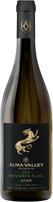 Вино Альма Валлей Резерв Совиньон Блан (Alma Valley Sauvignon Blanc) белое сухое 0,75л Крепость 14%