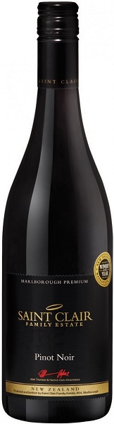 Вино Сент Клер Пино Нуар (Saint Clair Pinot Noir) красное сухое 0,75л Крепость 13,5%