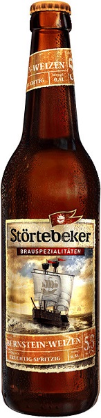 Пиво Штертебекер Бернштайн-Вайцен (Stortebeker Bernstein-Weizen) светлое 0,5л Крепость 5,3%