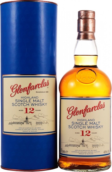 Виски Гленфарклас 12 лет (Glenfarclas 12 Years) 0,7л Крепость 40% в тубе