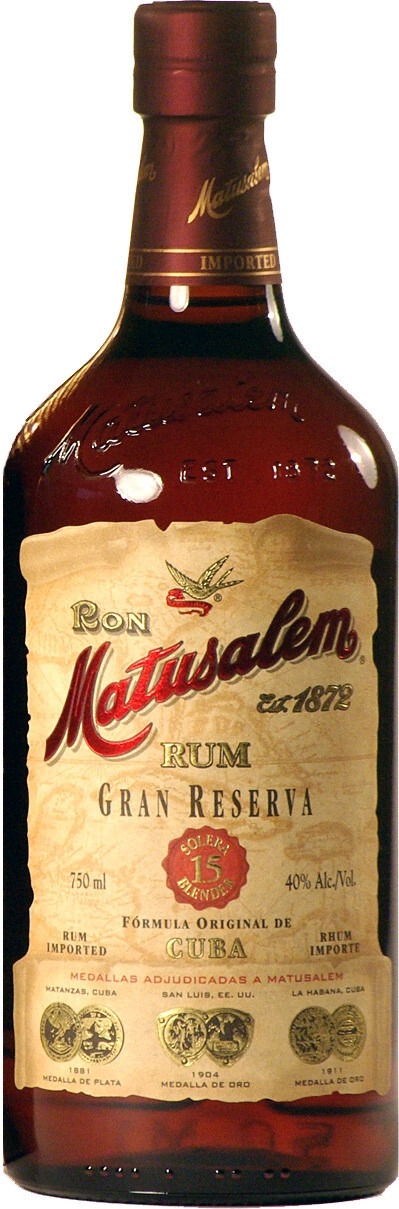 Ром Матусалем Гран Ресерва (Rum Matusalem Gran Reserva) 15 лет 0,7л 40% в подарочной коробке