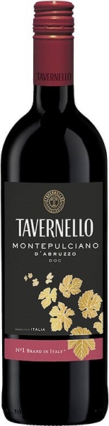 Вино Тавернелло Монтепульчано д'Абруццо (Tavernello Montepulciano) красное сухое 0,75л 12,5%