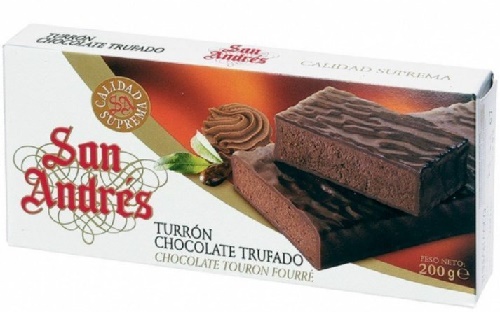 Туррон Сан Андрес из трюфеля в темном шоколаде 200 гр "San Andresс"