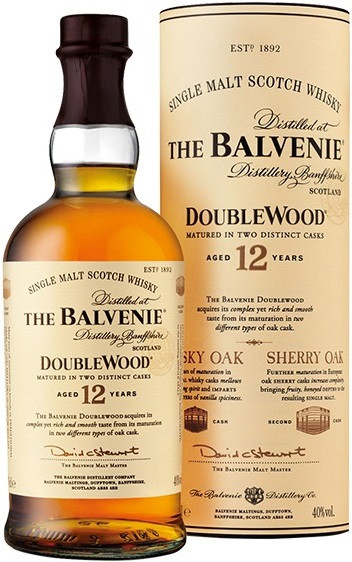 Виски Балвени Даблвуд (Whiskey Balvenie Doublewood) 12 лет 0,7л Крепость 40% в тубе