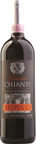 Вино Веспуччи Кьянти Классико (Vespucci Chianti Classico) красное сухое 0,75л Крепость 13%